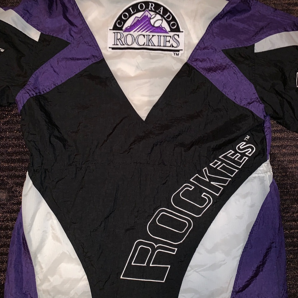 Colorado Rockies vintage windbreaker NWT rare